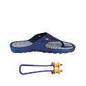 EKIN Acupressure Slipper with Magnetic Power Flip Flops Acupressure Foot Feet Massager Slippers for Men Women Children Chappal Blood Circulation Body Massager Blue Size 3