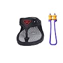 EKIN Acupressure Slipper with Magnetic Power Flip Flops Acupressure Sole Feet Massager Slippers for Men Women Children Chappal Blood Circulation Body Massager Black 10