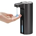 EKO Aroma Touchless Automatic Soap Dispenser for Bathroom and Kitchen, Liquid Hand Soap Dispenser, Rechargeable, 9 fl oz (Dark Grey)