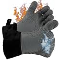 Ekogrips®+ Oven Gloves with Fingers, Comfy Waterproof Heat Resistant Grill Gloves -Long Cuff and Good Dexterity