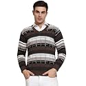 eKools Men's Winterwear Woolen Striped Cardigans Sweaters (4051_eK)