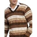 eKools Men's Winterwear Woolen Striped Cardigans Sweaters (4051_eK)