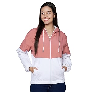 eKools Womens Nylon Fullsleeves Jacket