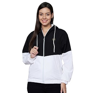 eKools Womens Nylon Fullsleeves Jacket