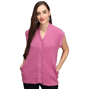 eKools Womens Winterwear Woolen Sleeveless Sweaters with