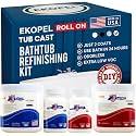 Ekopel Roll On Tub Cast Bathtub Refinishing Kit (4 Pack Whole Bathroom Kit)