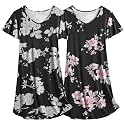 Ekouaer 2 Pack Nightgowns for Women Short