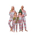 Ekouaer Family Christmas Onesie Pajamas Matching Sets Hooded One Piece Pjs