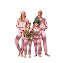 Ekouaer Family Christmas Onesie Pajamas Matching Sets Hooded One Piece Pjs