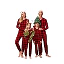 Ekouaer Family Christmas Onesie Pajamas Matching Sets Hooded One Piece Pjs