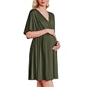 Ekouaer Labor and Delivery Gown Nursing Nightgown Birthing Pajamas Dress