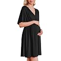 Ekouaer Labor and Delivery Gown Nursing Nightgown Birthing Pajamas Dress