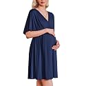 Ekouaer Labor and Delivery Gown Nursing Nightgown Birthing Pajamas Dress