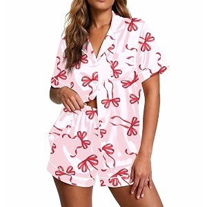 Ekouaer Pajamas for Women Set Silk Satin