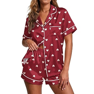 Ekouaer Pajamas for Women Set Silk Satin