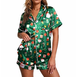 Ekouaer Pajamas for Women Set Silk Satin