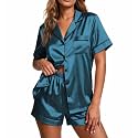 Ekouaer Pajamas for Women Set Silk Satin