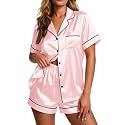 Ekouaer Pajamas for Women Set Silk Satin
