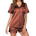 Ekouaer Pajamas for Women Set Silk Satin