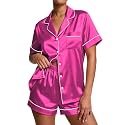 Ekouaer Pajamas for Women Set Silk Satin