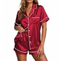 Ekouaer Pajamas for Women Set Silk Satin