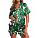 Ekouaer Pajamas for Women Set Silk Satin