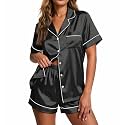 Ekouaer Pajamas for Women Set Silk Satin