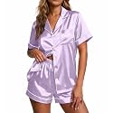 Ekouaer Pajamas for Women Set Silk Satin