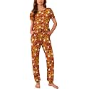 Ekouaer Pajamas for Womens Set Soft 2 Piece Loungewear with Jogger Pants