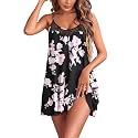 Ekouaer Sexy Night Gowns Lace Nightgowns for Women Sleeveless Sleepwear