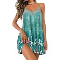 Ekouaer Sexy Night Gowns Lace Nightgowns for Women Sleeveless Sleepwear