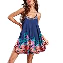 Ekouaer Sexy Night Gowns Lace Nightgowns for Women Sleeveless Sleepwear