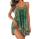 Ekouaer Sexy Night Gowns Lace Nightgowns for Women Sleeveless Sleepwear