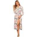 Ekouaer Silk Robes for Women Long Satin Bride Bridesmaid Robe with Pockets