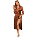 Ekouaer Silk Robes for Women Long Satin Bride Bridesmaid Robe with Pockets