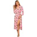 Ekouaer Silk Robes for Women Long Satin Bride Bridesmaid Robe with Pockets