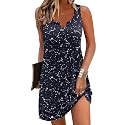 Ekouaer Tank Nightgowns for Women Sexy Sleepshirts Sleeveless Nightdress