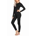 Ekouaer Thermal Underwear for Women Long Johns Sets Lightweight Base Layer