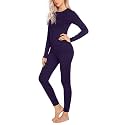 Ekouaer Thermal Underwear for Women Long Johns Sets Lightweight Base Layer