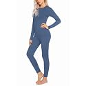Ekouaer Thermal Underwear for Women Long Johns Sets Lightweight Base Layer