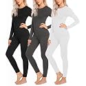 Ekouaer Thermal Underwear for Women Long Johns Sets Lightweight Base Layer