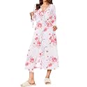 Ekouaer Women39s Robe Long Waffle Knit Bathrobe