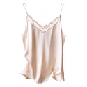 Ekouaer Women's Satin Lace V Neck Camisole Tops Pajama