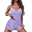 Ekouaer Womens Cami Pajama Sets 2 Piece