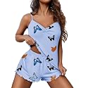 Ekouaer Womens Cami Pajama Sets 2 Piece