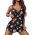 Ekouaer Womens Cami Pajama Sets 2 Piece