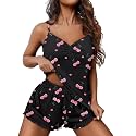 Ekouaer Womens Cami Pajama Sets 2 Piece