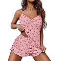 Ekouaer Womens Cami Pajama Sets 2 Piece