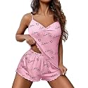 Ekouaer Womens Cami Pajama Sets 2 Piece