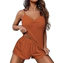 Ekouaer Womens Cami Pajama Sets 2 Piece